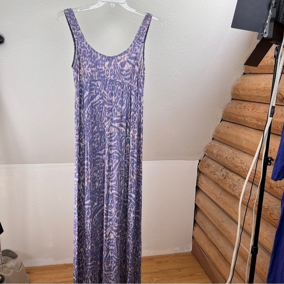 CAbi #852 Maxi Animal print look Maxi Dress with Stretch Straps & faux Wrap top - Picture 6 of 7